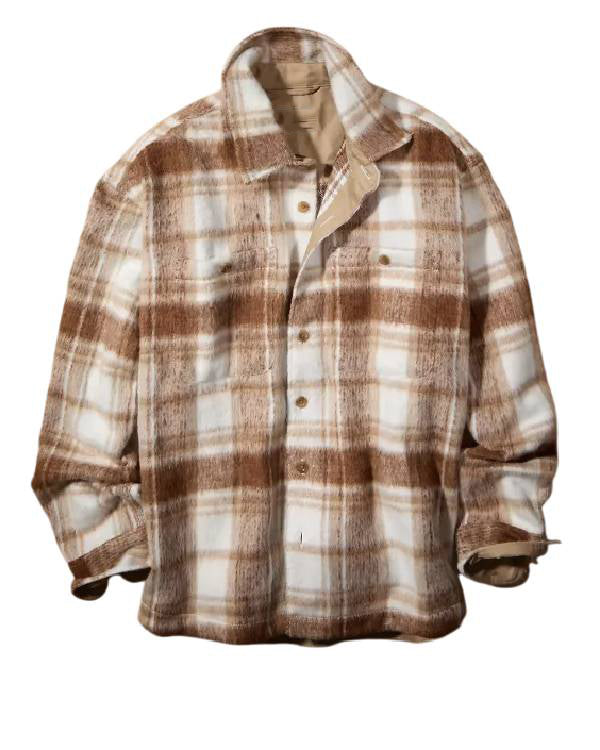 Travis Kelce Heavyweight Plaid Overshirt Thobes