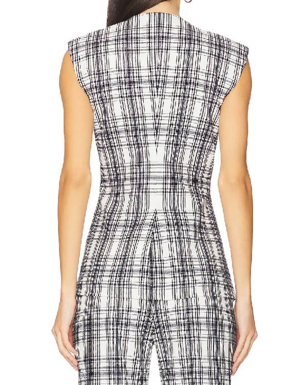 Only Murders in the Building Selena Gomez Plaid Vest USA Jackets