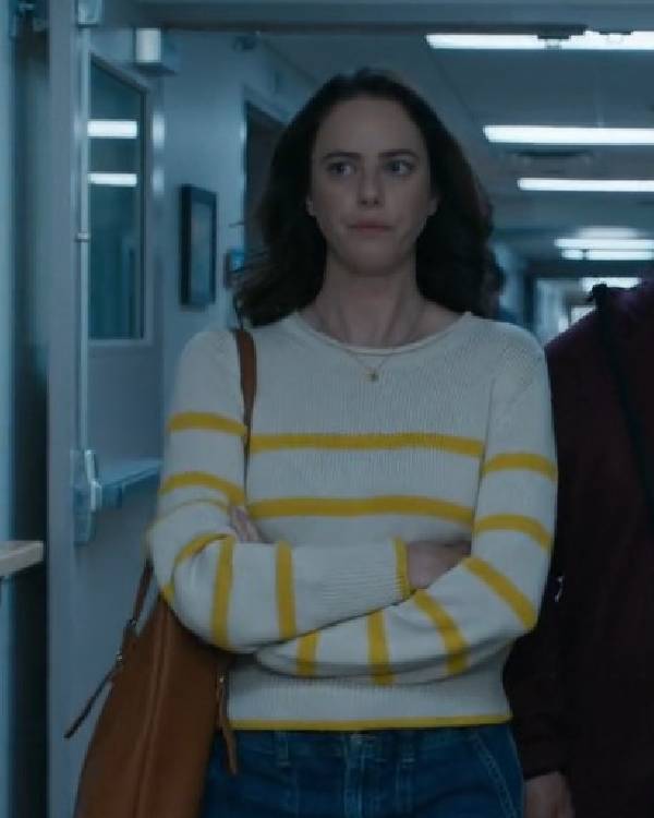 Adulthood Kaya Scodelario Striped Sweater USA Jackets
