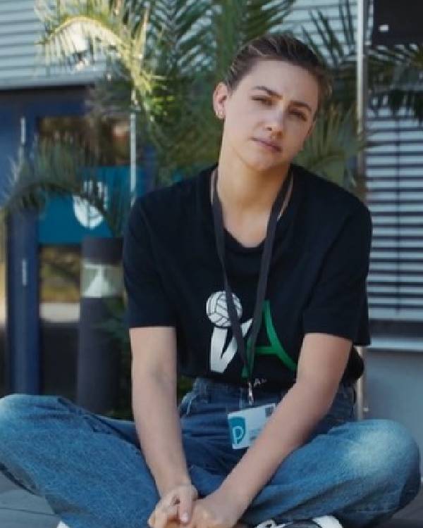 American Sweatshop Lili Reinhart Graphic T-Shirt USA Jackets