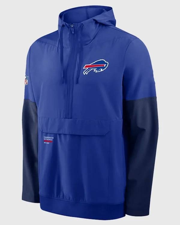 Buffalo Bills 2025 Sideline Anorak Hooded Jacket USA Jackets