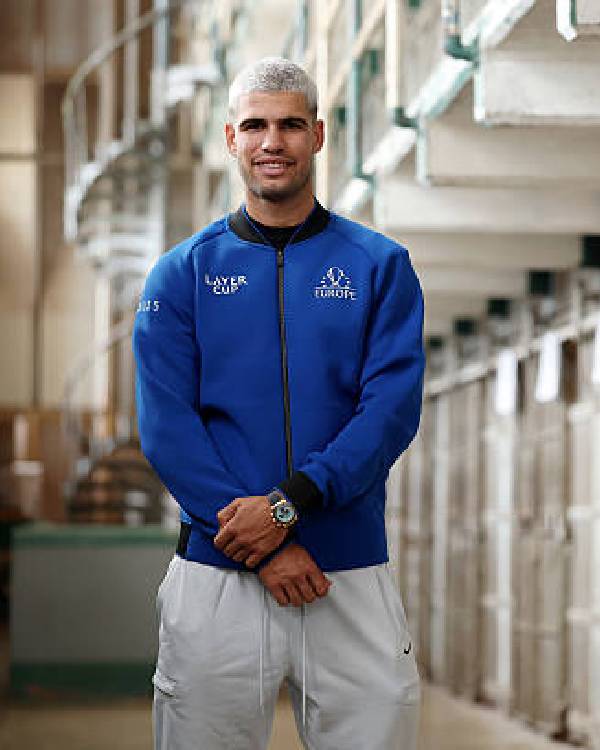 Carlos Alcaraz Team Europe Laver Cup Blue Jacket USA Jackets