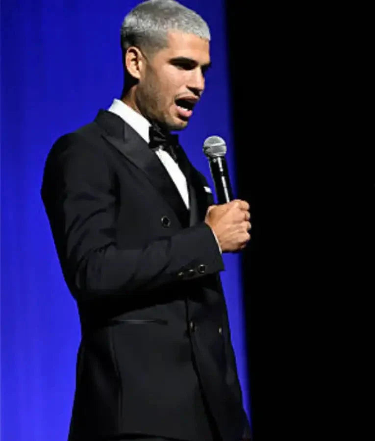 Carlos Alcaraz 2025 Laver Cup Opening Night Gala Black Blazer USA Jackets