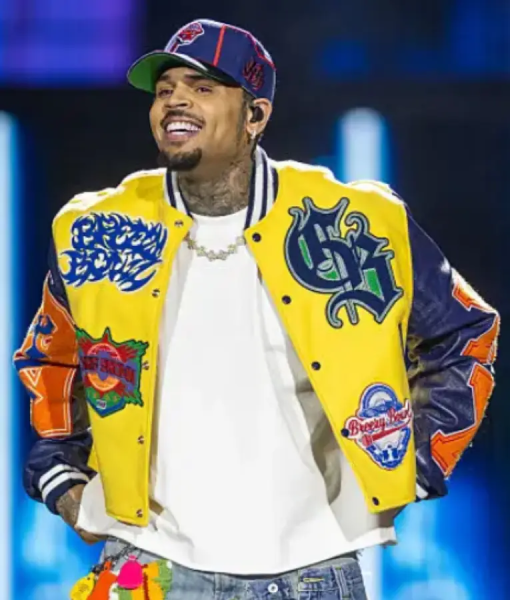 Chris Brown Breezy Bowl XX Tour Jacket USA Jackets