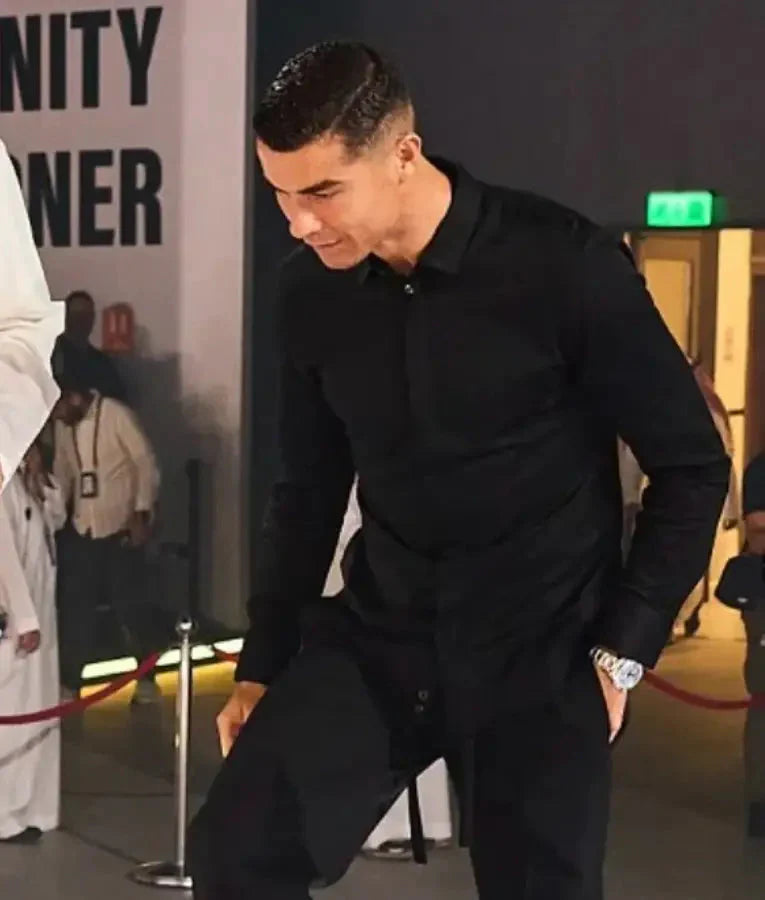 Cristiano Ronaldo Esports World Cup 2025 Black Shirt Thobes