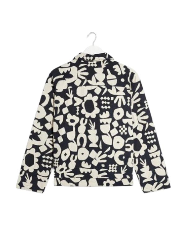 Dirty Laundry S05 Black & White Floral Print Jacket USA Jackets