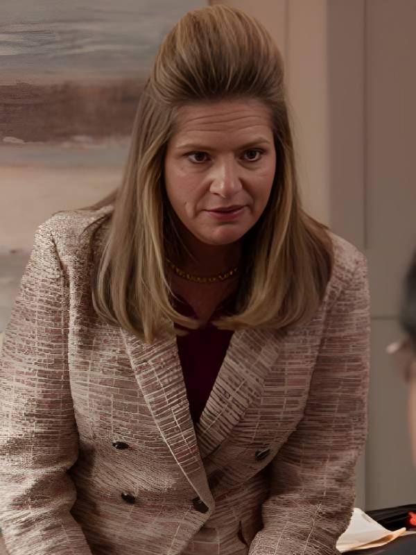 Fisk S03 Julia Zemiro Pink & Grey Boucle Blazer Thobes