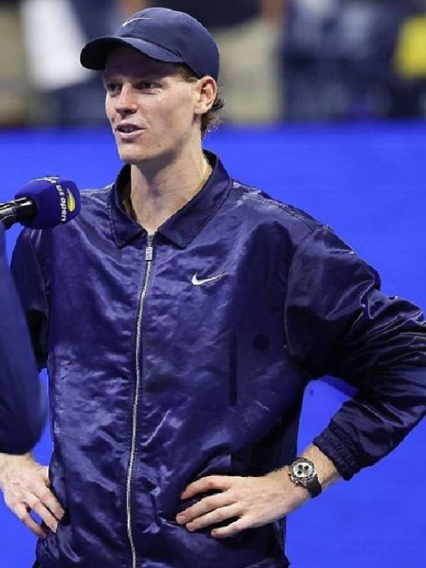 2025 US Open Jannik Sinner Blue Jacket USA Jackets