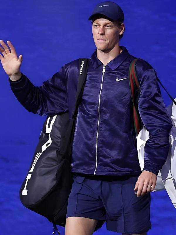 2025 US Open Jannik Sinner Blue Jacket USA Jackets