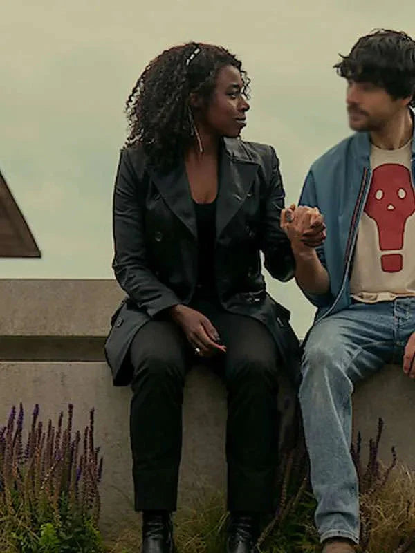 Kirby Howell-Baptiste The Sandman S02 Leather Coat USA Jackets