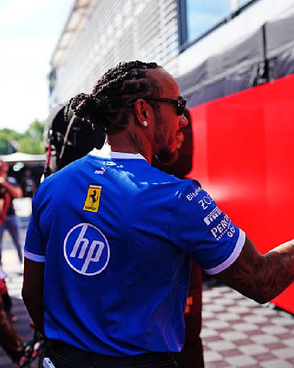 Lewis Hamilton Scuderia Ferrari Hp Team T-shirt USA Jackets