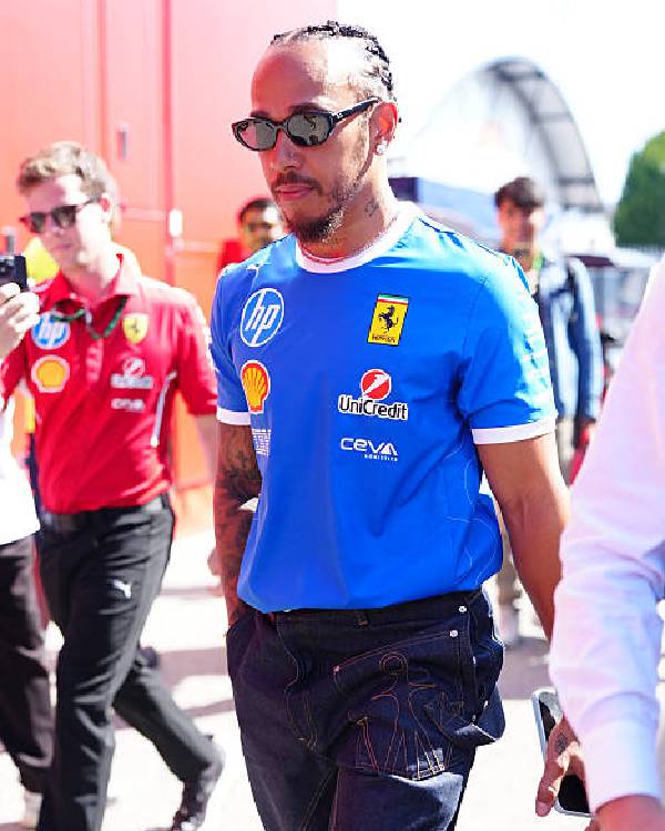 Lewis Hamilton Scuderia Ferrari Hp Team T-shirt USA Jackets