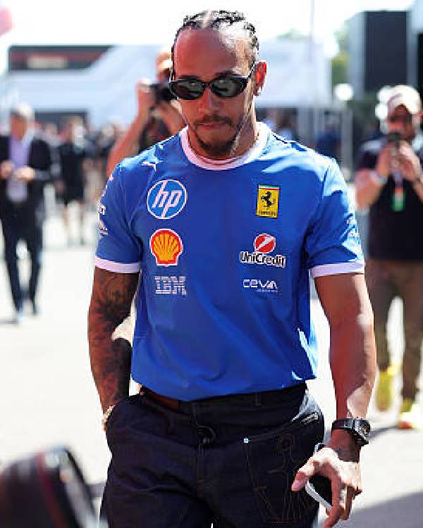 Lewis Hamilton Scuderia Ferrari Hp Team T-shirt USA Jackets