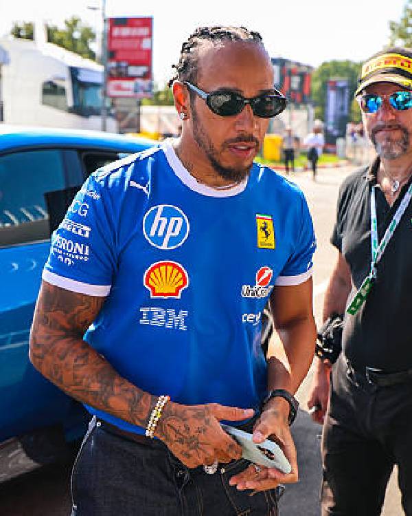 Lewis Hamilton Scuderia Ferrari Hp Team T-shirt USA Jackets