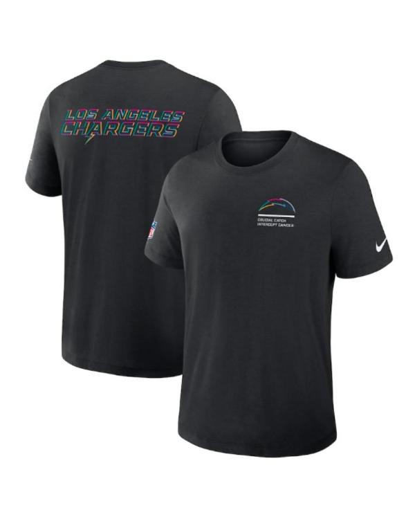 Los Angeles Chargers Black 2025 Crucial Catch Dri-Fit T-Shirt Thobes