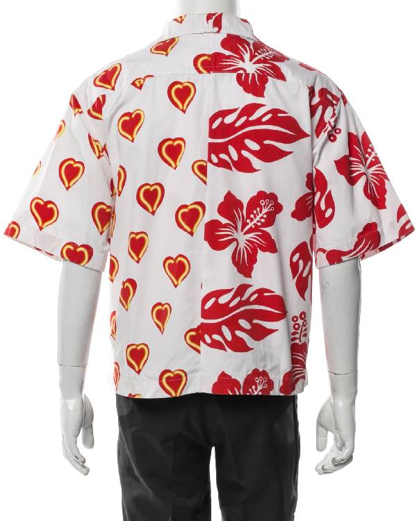 Love Island Games Joey Zauzig Heart Red & White Shirt USA Jackets