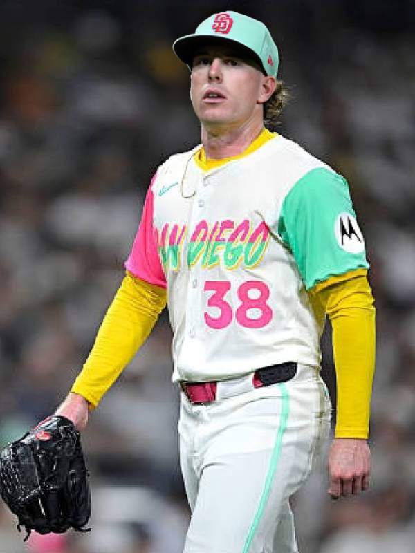 Colorado Rockies vs San Diego Padres JP Sears Jersey USA Jackets