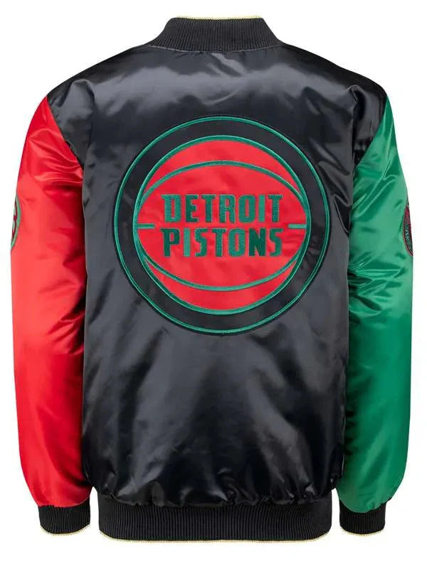 Men Detroit Pistons Varsity Jacket Thobes