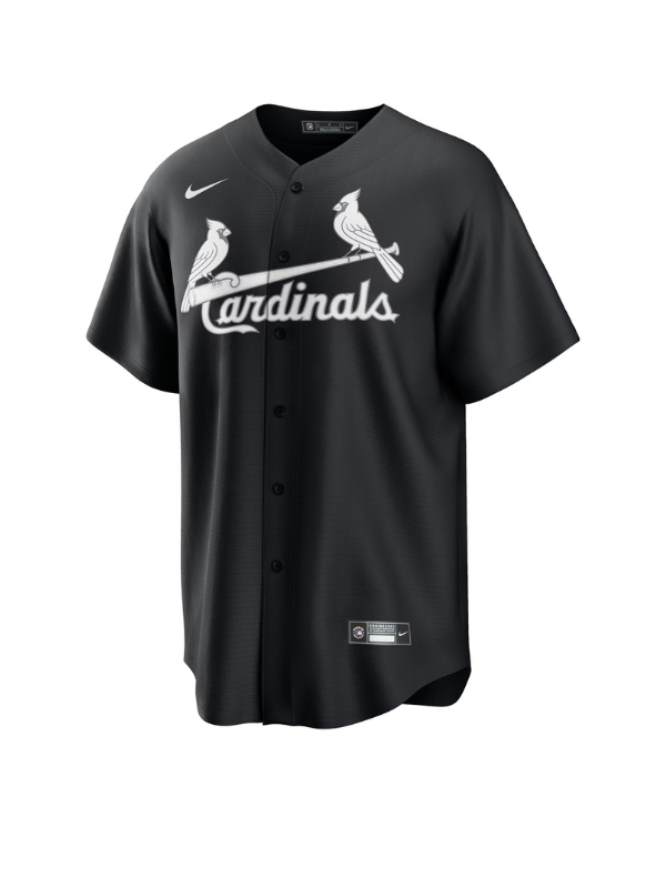 Men's St. Louis Cardinals Nike Black Replica Jersey USA Jackets