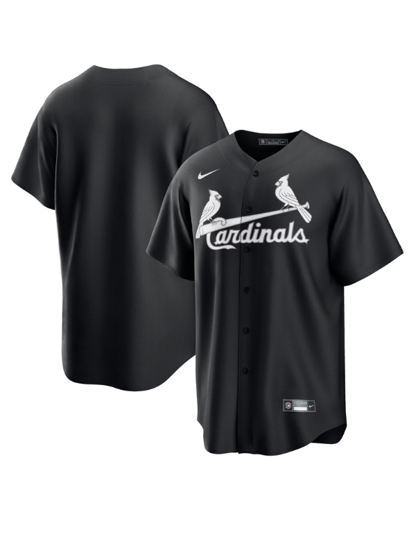 Men's St. Louis Cardinals Nike Black Replica Jersey USA Jackets