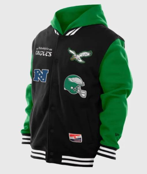 New Era Philadelphia Eagles Hoodie Jacket USA Jackets