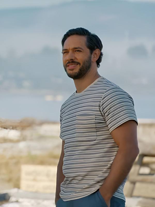 Catch of the Day 2025 Michael Rady Striped T-Shirt USA Jackets