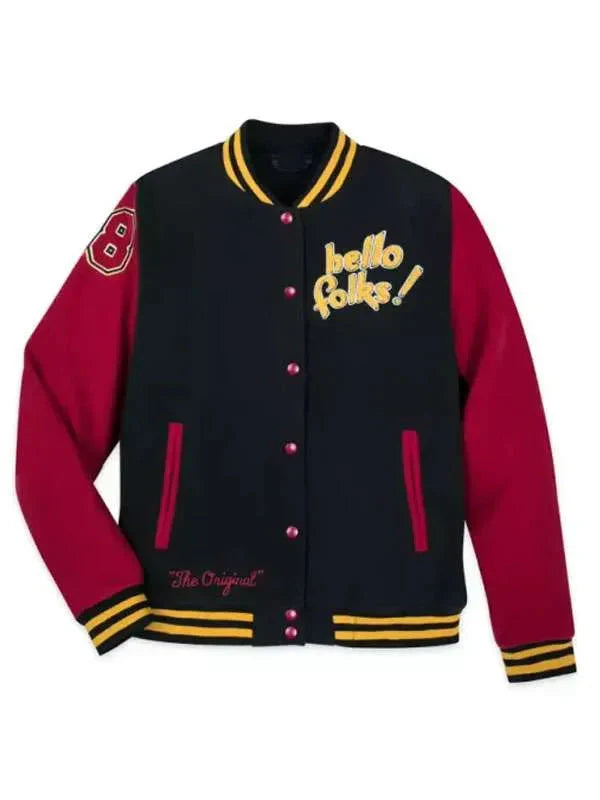 Mickey Mouse and Pluto Varsity Jacket Thobes