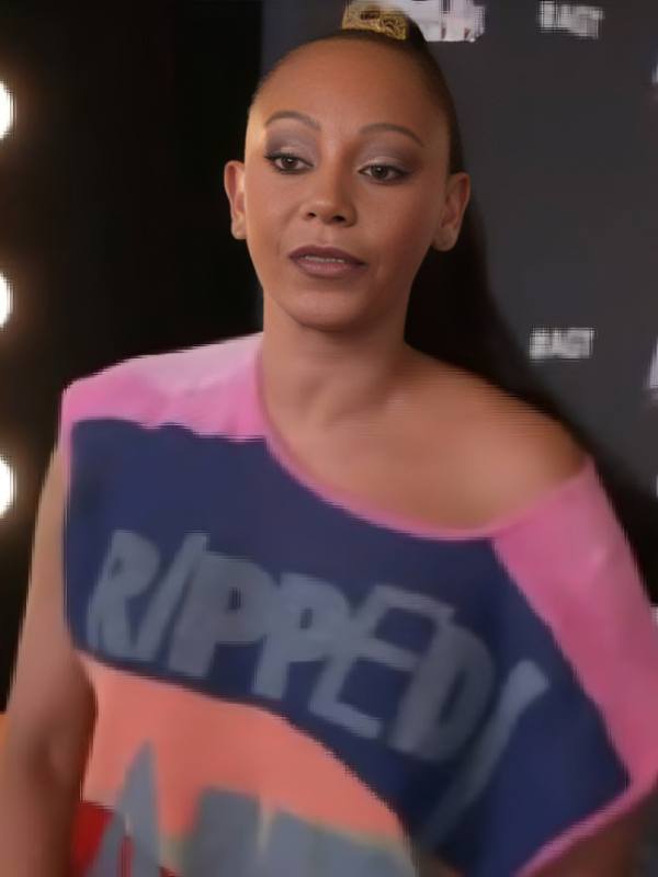 Access Hollywood Mel B Multicolor Knit Top Thobes
