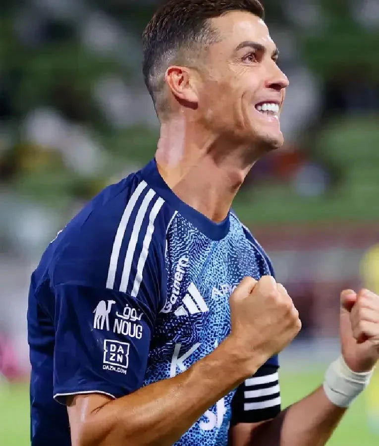 Cristiano Ronaldo Al-Nassr Fc Blue Jersey USA Jackets