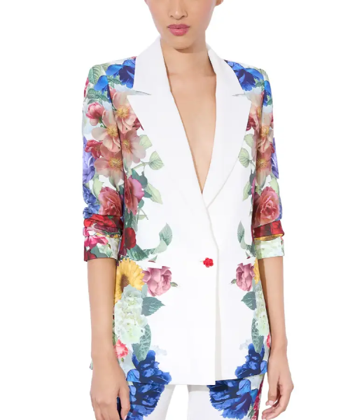Good Morning America Danielle Fishel Floral Blazer USA Jackets