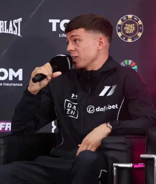 Pat McCormack Final Press Conference 2025 Black Jacket