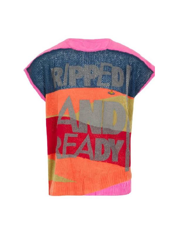Access Hollywood Mel B Multicolor Knit Top Thobes