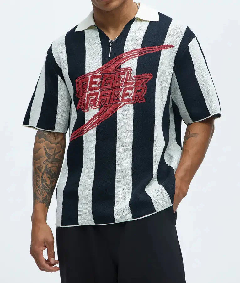 Love Island Beyond The Villa S01 Kordell Beckham Striped Top USA Jackets