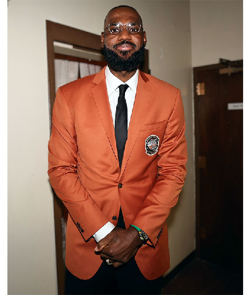 Lebron James NBA Orange Jacket USA Jackets