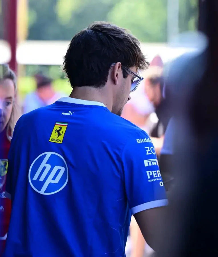 Charles Leclerc F1 Grand Prix Of Italy Blue T-shirt USA Jackets