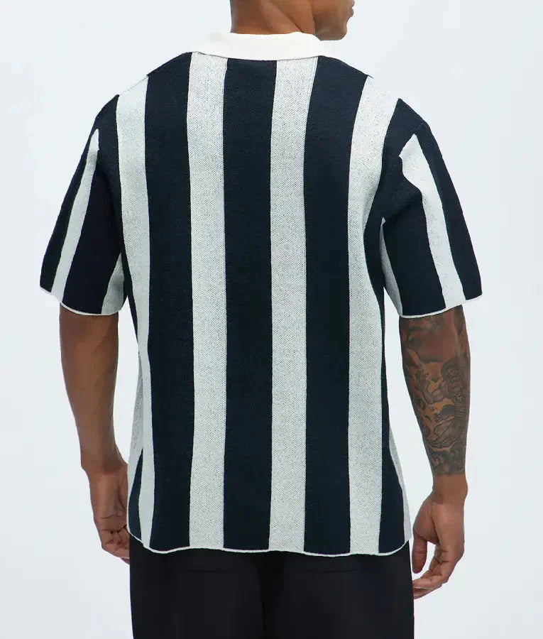 Love Island Beyond The Villa S01 Kordell Beckham Striped Top USA Jackets