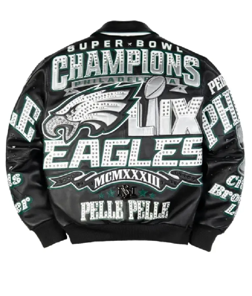 Meek Mill Eagles Leather Jacket USA Jackets