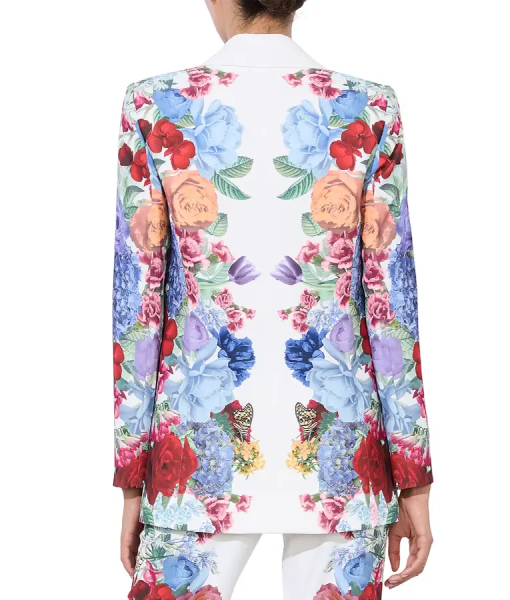 Good Morning America Danielle Fishel Floral Blazer USA Jackets