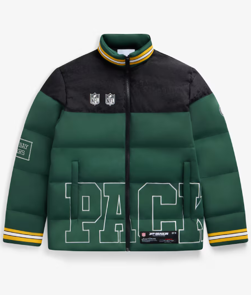 Green Bay Packers Off Season Green Team Puffer Jacket USA Jackets