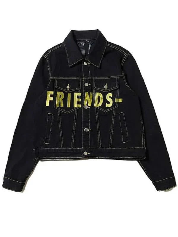 Friends Vlone Denim Jacket USA Jackets