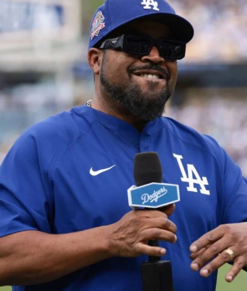 Ice Cube Los Angeles Dodgers Short Sleeve Shirt USA Jackets