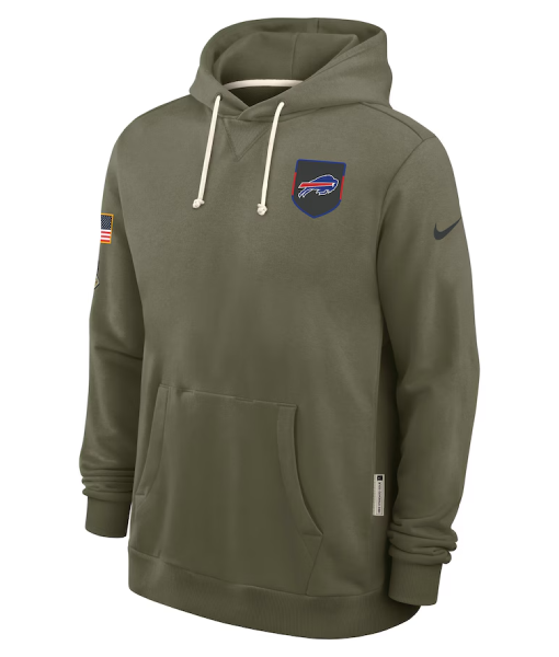 Buffalo Bills 2025 Salute To Service Hoodie USA Jackets