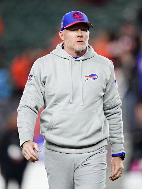 Buffalo Bills Coach Sean McDermott Grey Hoodie USA Jackets