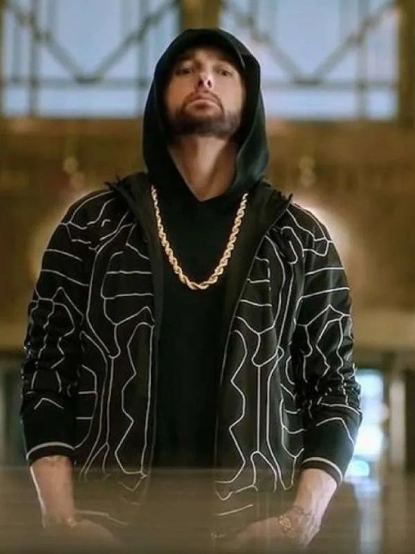 Eminem 2024 Houdini Black Jacket USA Jackets