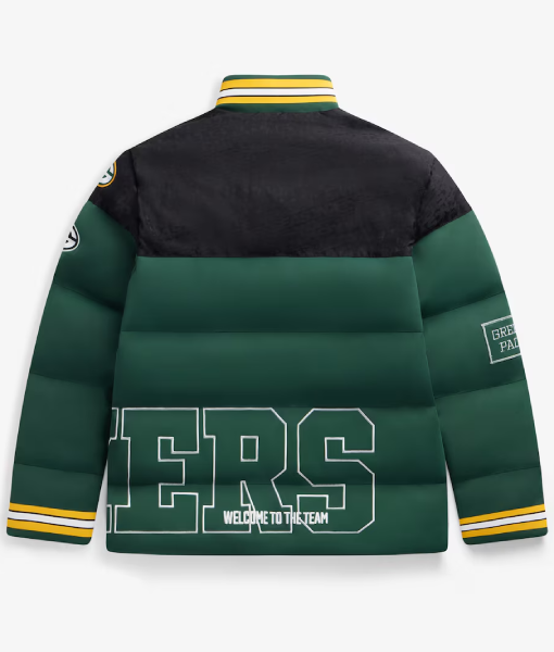 Green Bay Packers Off Season Green Team Puffer Jacket USA Jackets