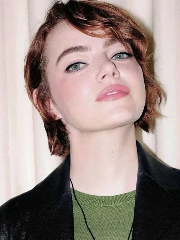 Emma Stone Bugonia Black Leather Jacket USA Jackets