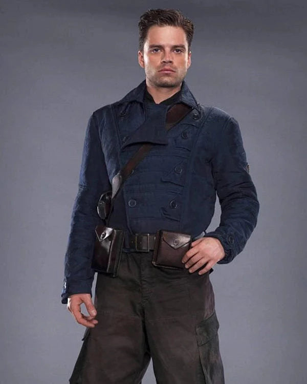 Bucky Barnes WW2 Blue Jacket USA Jackets