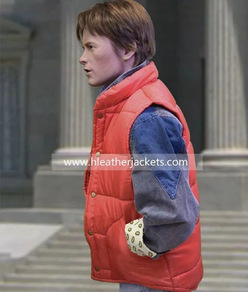 Marty Mcfly Back to the Future Vest USA Jackets