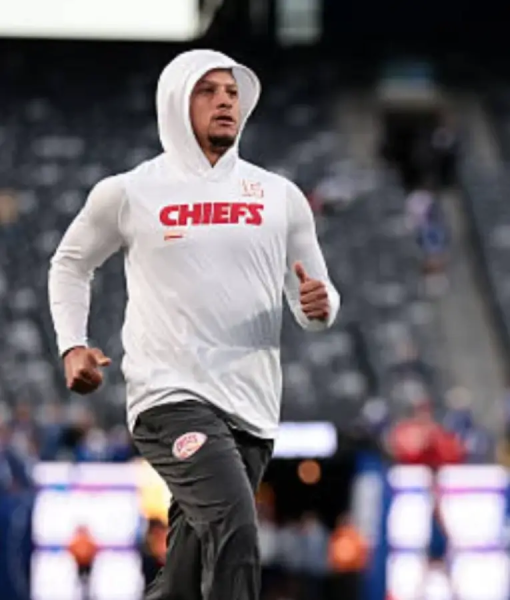 Patrick Mahomes Kansas City Chiefs White Hoodie USA Jackets
