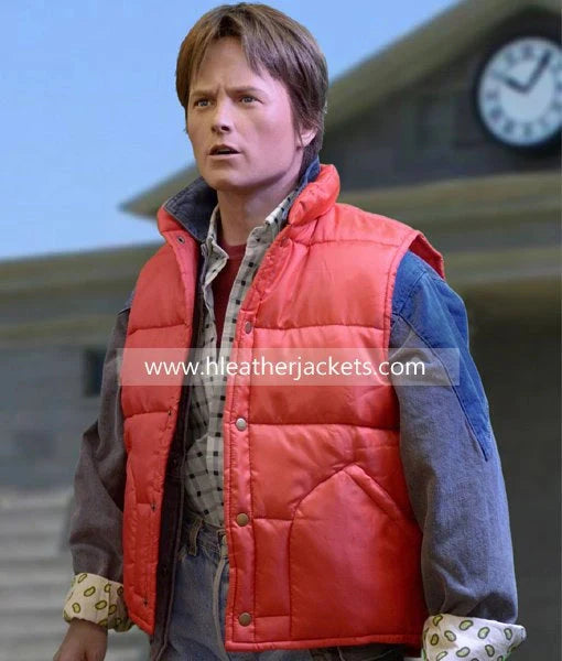 Marty Mcfly Back to the Future Vest USA Jackets